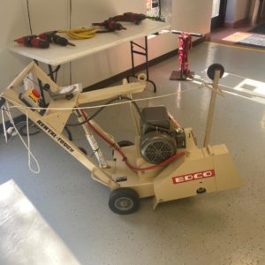 Edco DS 18E Electric-Walk behind saw - RMS Rentals