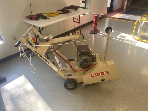 Edco DS 18E Electric-Walk behind saw - RMS Rentals